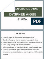 Dyspnee Aigue Module Synthese Clinique 2024ppt