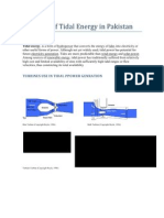 Potential of Tidal Energy in Pakistan