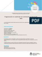 Programación en Javascript Con Orientación en Desarrollo Web