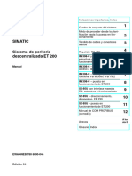 1 2 3 4 5 6 7 8 9 10 11 12 Sistema de Periferia Descentralizada ET 200 Simatic