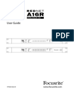 RedNet A8R - A16R User Manual (English)