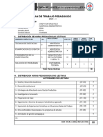 Formato Plan de Trabajo Pedagogico 2024