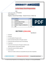 Outline Sindh Uni Preparation