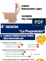 4° Sesion - Proposiciones Lógicas