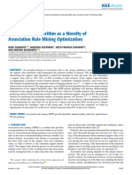 SDFP-Growth Algorithm As A Novelty of Association Rule Mining Optimization