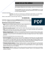 Semiología - Síndromes de Sistema Respiratorio