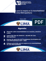 Enfoque de Transitabilidad en Lima Metropolitana - 02.03.2023