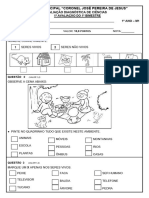 1ano Avaliacao de Ciencias SERES VIVOS 22