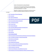 Summaries of International Accounting Standards