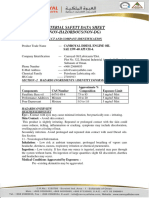 Msds-Canroyal Diesel Engine Oil Sae 15W40 Api CH4 SL