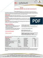 TDS - Canroyal Semi-Synthetic Engine Oil Sae 10W-30 Api SN GF-5