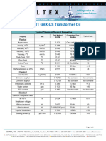 TDS Type II Nytro 11 GBX US Transformer Oil 11 - 8 - 10