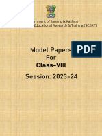 8th Model Papers 1