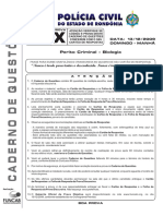 Funcab 2009 PC Ro Perito Criminal Biologia X Prova