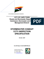 Stormwater Conduit CCTV Inspection Specification