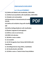 Medicinal Chemistry 2 IMP QUESTION ANSWER @DBATUPHARM