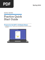 Sat Practice Quick Start Guide