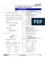 Basic Maths & Vector (BB Sol)