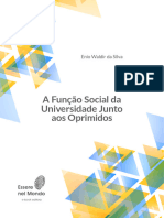 2018-Livro-A Função Social Da Universidade Juntos Aos Oprimidos-Essere Del Mondo