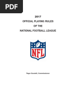 NFL Rule Book - 2017