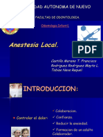 Fracaso de La Anestesia Local