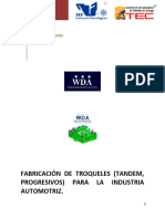 Fabricación de Troqueles (Tandem, Progresivos) para La Industria Automotriz