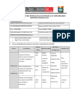 Plan de Trabajo Festival de La Lectura 2024