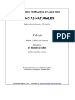 5to Secuencia Astronomía - Sistema Solar