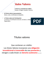 Títulos Valores