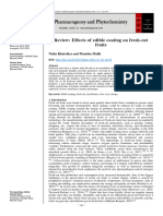 Review - Effects of Edible Coating On Fresh-Cut Fruits