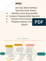 Gráfico Diagrama de Espina de Pescado Simple Multicolor