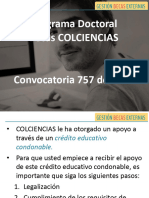 Instrucciones de Legalización Convocatoria 757