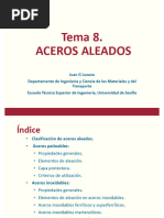 Tema 8 - Aceros Aleados