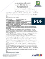 Acta de Compromiso para Padres