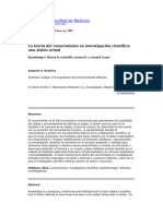 La Teoría Del Conocimiento en Investigación Científica