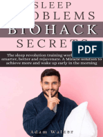 Sleep Problems Biohack Secrets - Adam Walker