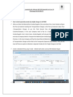 SAP MM-vendor Freight Charges