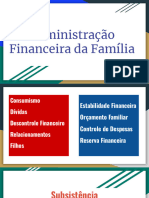 Administração Financeira Da Família