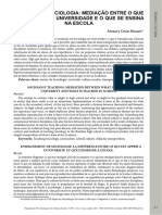 Texto 4 - 26 de Maio - MORAES, Amaury Cesar. O Ensino de Sociologia Mediação Entre o Que Se Aprende Na Universidade e o Que Se Ensina Na Escola