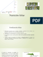 Fertilización Foliar