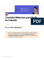 Checklist LinkedIn