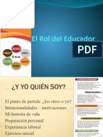 El Rol Del Educador