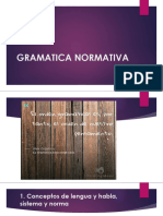 GRAMATICA NORMATIVA Examen Teorico - Sabado