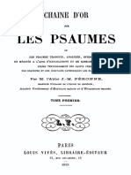 Chaine D or Sur Les Psaumes (Tome 1) 000000173