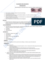 Conjunctivits DR LOVAAN'S ONE-PAGE NOTES