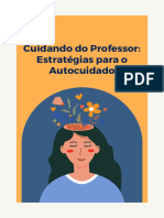 Cartilha Cuidando Do Professor Estratégias para o Autocuidado