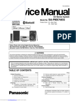 Panasonic SA-PMX70EG Service Manual