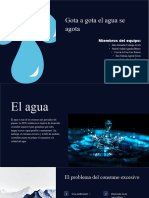 Gota A Gota El Agua Se Agota