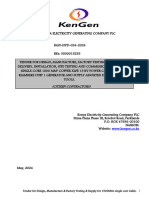 KGN-HYD-024-2024-Tender For Design, Manufacture & Factory Testing & Supply For 1500Mtrs Single Core Cable.