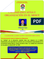 4-Calidad Educativa y Organización MESCP